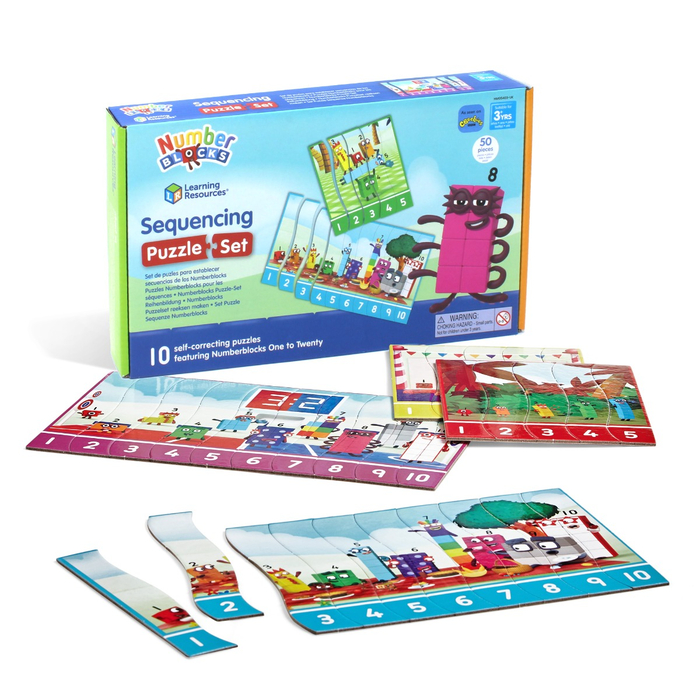 Numberblocks - Sequencing Puzzle Set