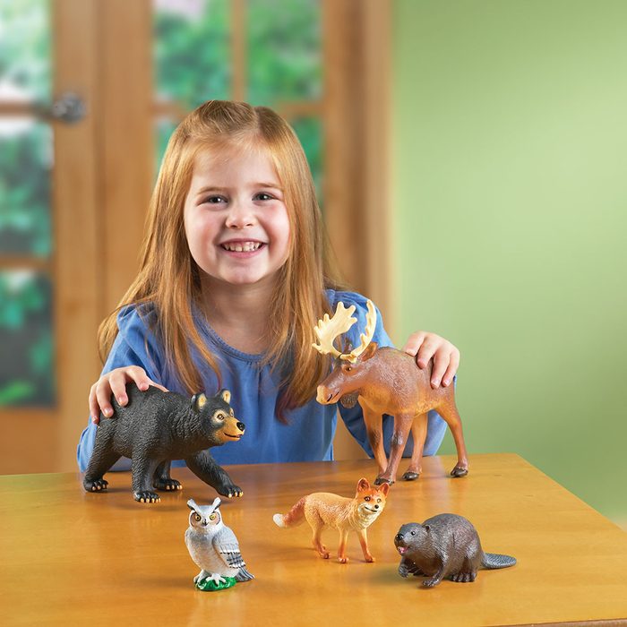 Jumbo Forest Animals, 5 pcs
