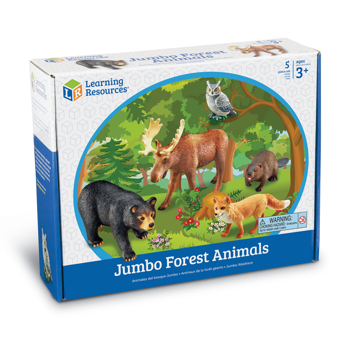 Jumbo Forest Animals, 5 pcs