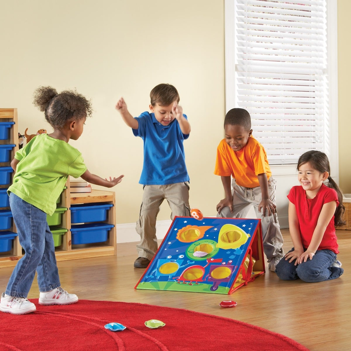 Bean Bag Toss Game - Shapes, Colours & Numbers
