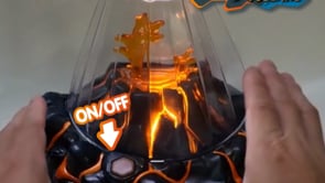 Aqua Dragons in Volcano Tank with LED Base