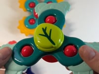 Baby Spinners with Suction Cup, 3 pcs