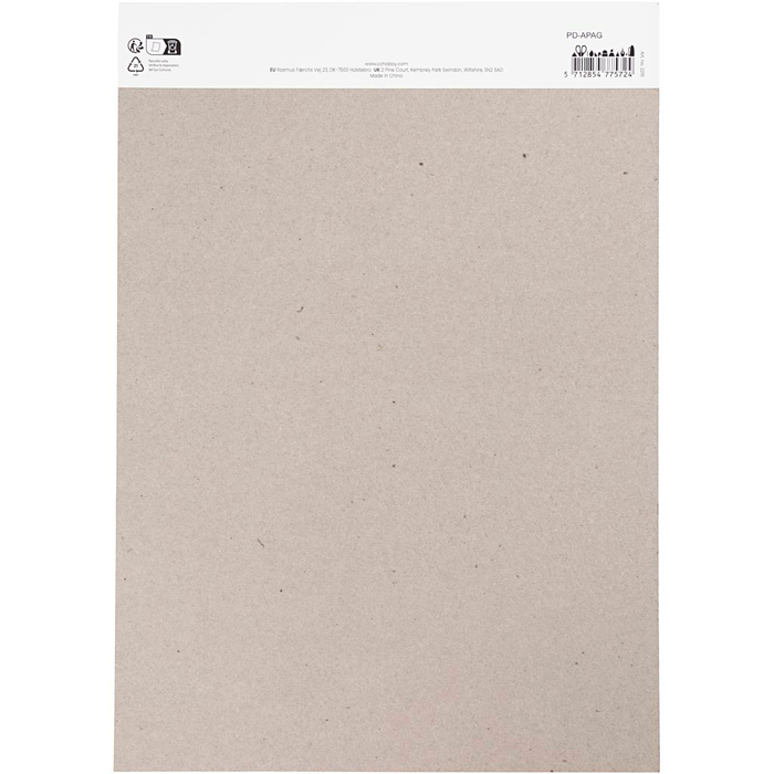 Watercolour Paper A4 / 230 gr. - Black, 15 Sheets