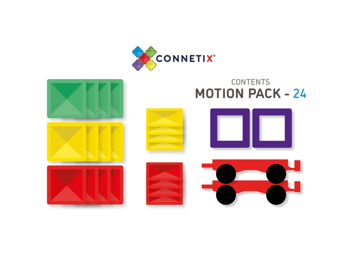 CONNETIX | Rainbow Motion Pack, 24 pcs