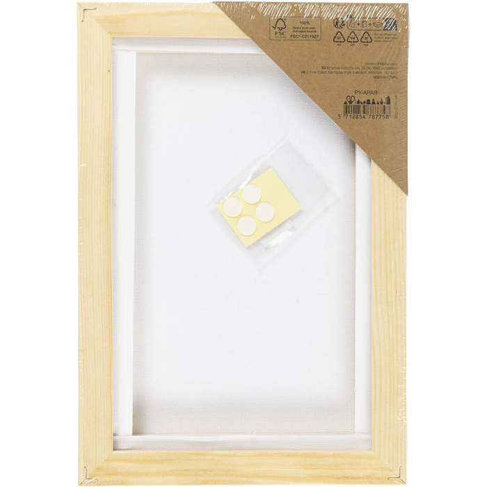 Canvas with Wood Frame - 15.8 x 23.8 cm