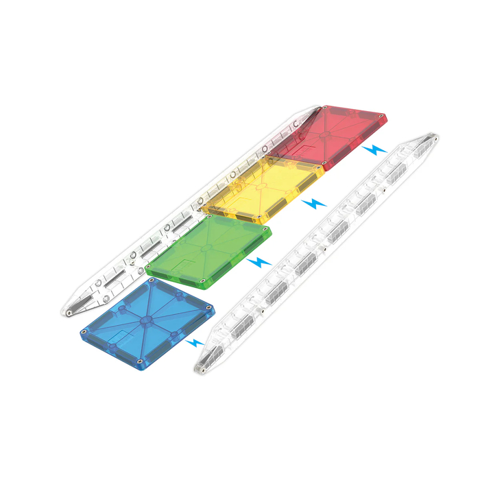 Magna-Tiles | Rail Racers Rail Pack, 8 pcs