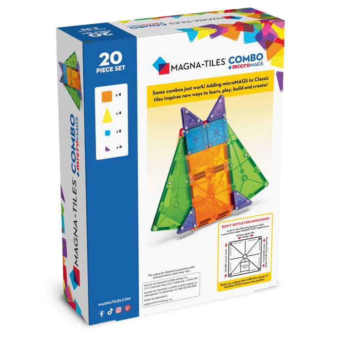 Magna-Tiles | microMAGS Combo, 20 pcs