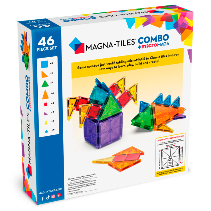 Magna-Tiles | microMAGS Combo, 46 pcs