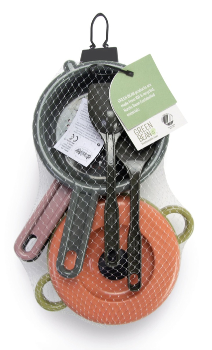 Green Bean - Pots and Pans Play Set, 7 pcs