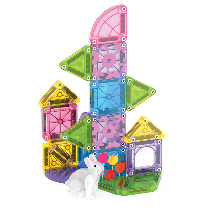 Magna-Tiles | microMAGS Spring Garden, 24 pcs