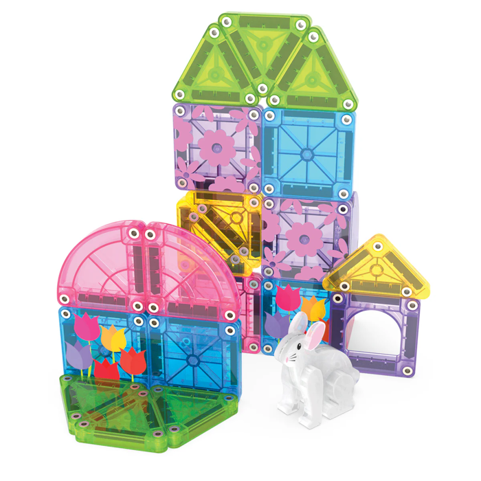 Magna-Tiles | microMAGS Spring Garden, 24 pcs