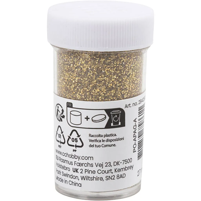 Glitter - Gold, 1 pc