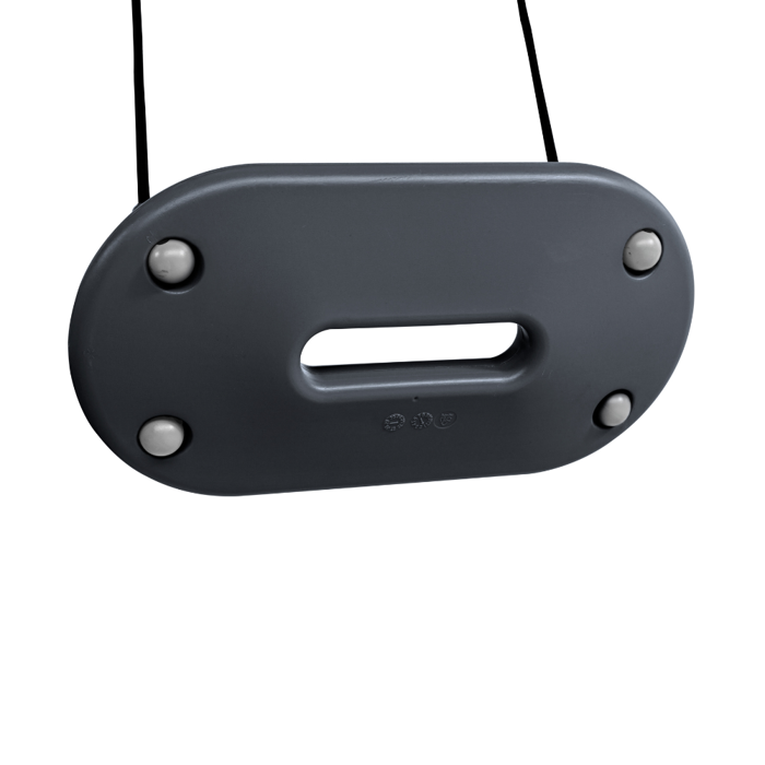 Plastic Swing 45x24 cm - Anthracite (Black Rope)