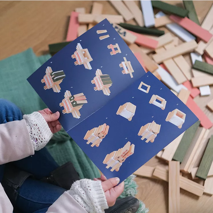 KAPLA Planks - Spring Box, 200 pcs