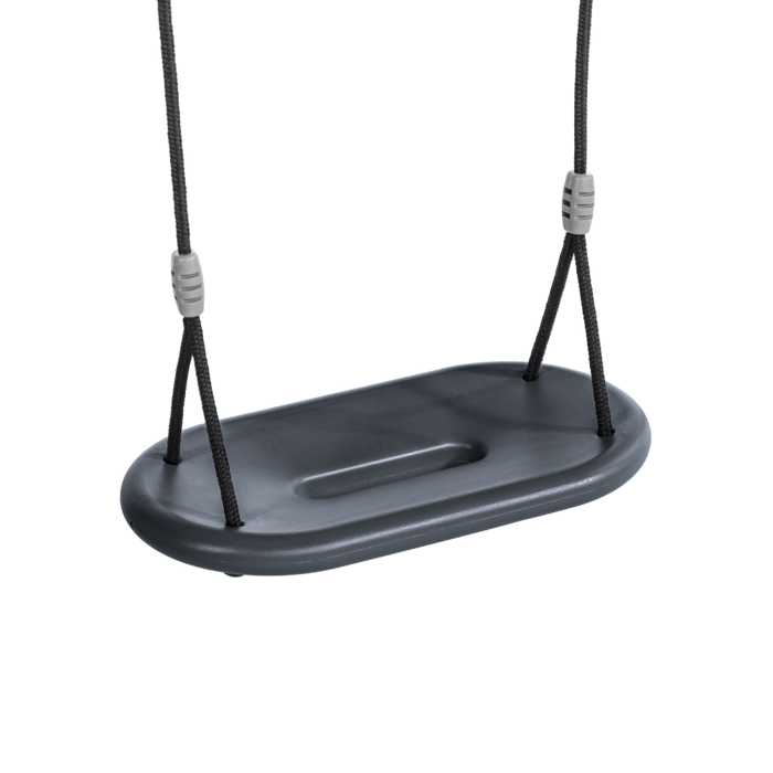 Plastic Swing 45x24 cm - Anthracite (Black Rope)