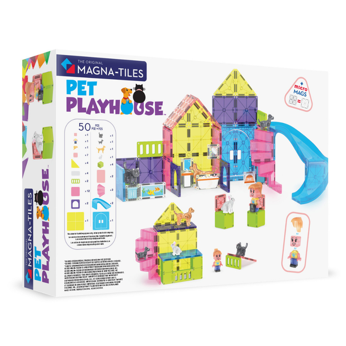 Magna-Tiles | Pet Playhouse, 50 pcs
