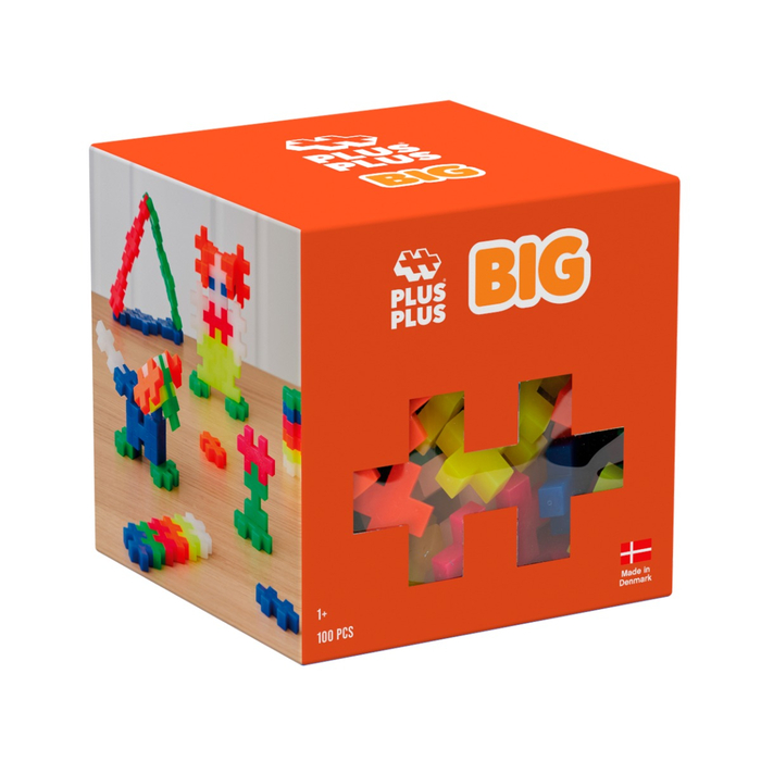 Plus-Plus BIG - Neon, 100 pcs