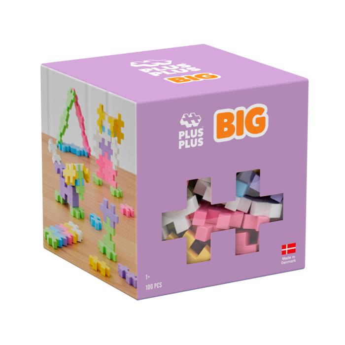 Plus-Plus BIG - Pastel, 100 pcs