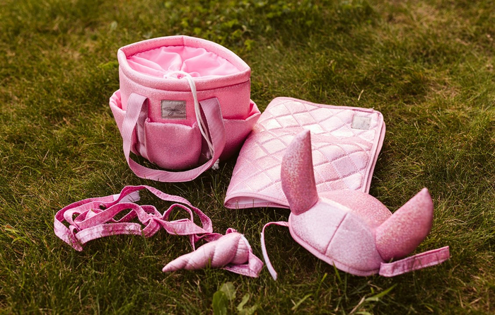 byASTRUP Accs. - Saddle Pad & Ear Bonnet, Glitter