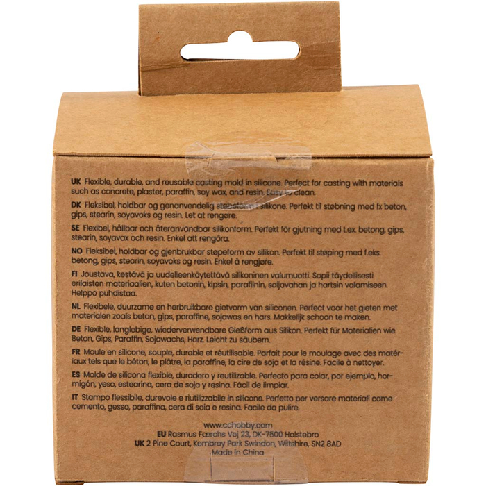 Silicone Mould - Canister with Lid, 1 pc