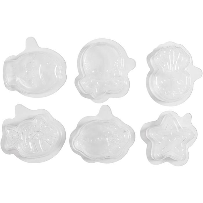 Moulds - Sea Creatures, 6 Shapes
