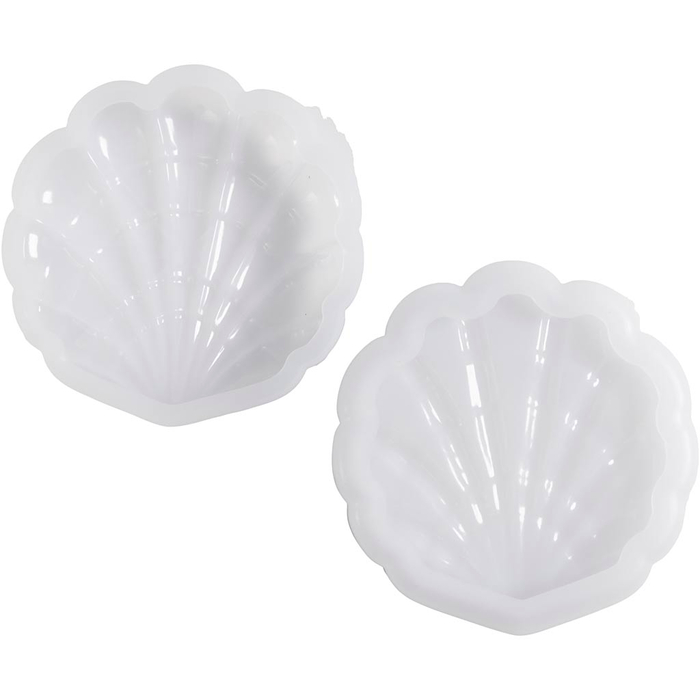 Silicone Mould - Seashell Canister, 1 pc
