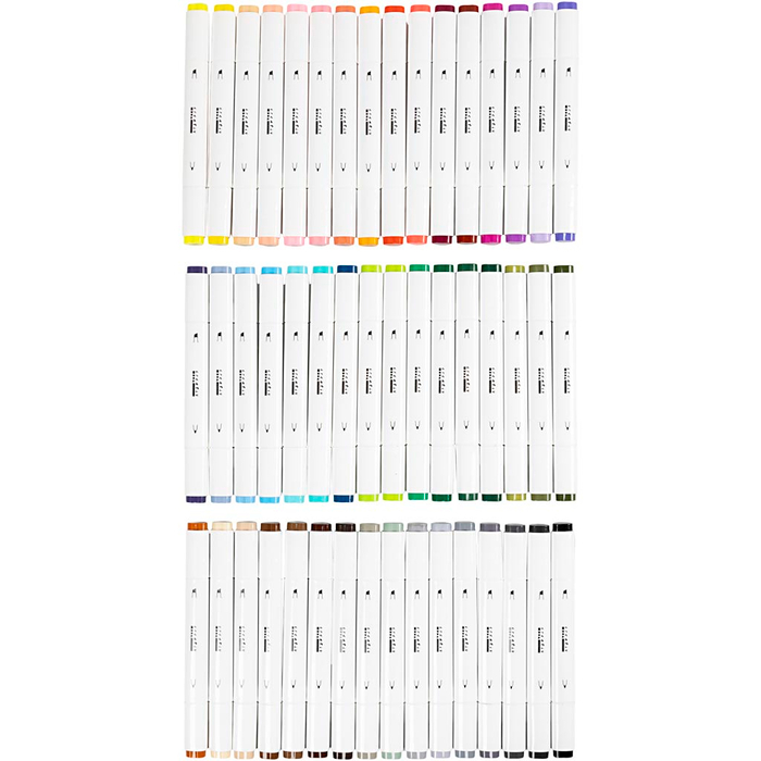 Dual-Tip Markers, 48 pcs