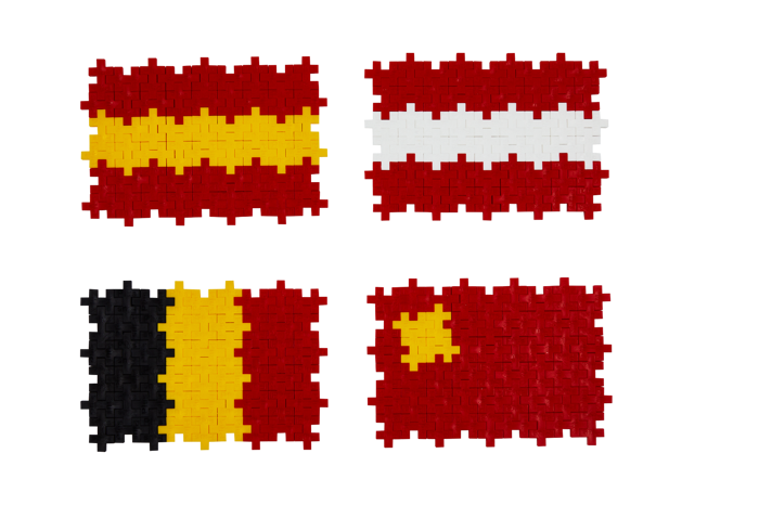 Plus-Plus - Learn to Build World Flags, 700 pcs