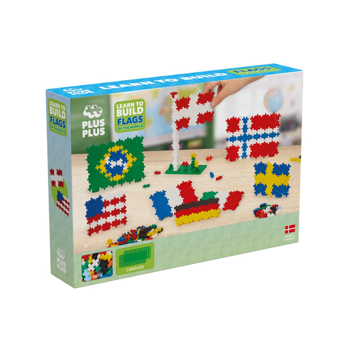 Plus-Plus - Learn to Build World Flags, 700 pcs
