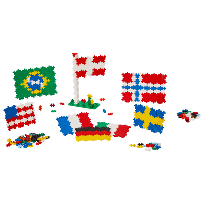 Plus-Plus - Learn to Build World Flags, 700 pcs