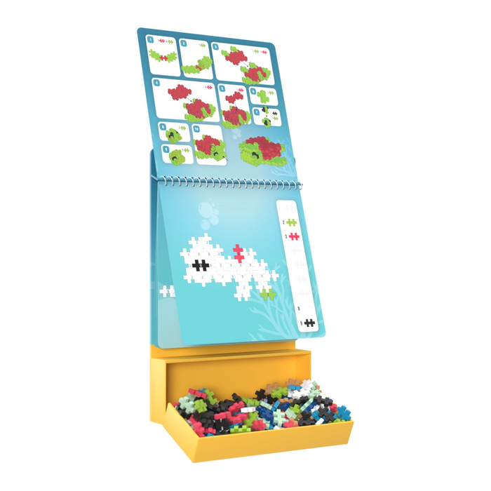 Plus-Plus - Activity Pad, Ocean, 125 pcs
