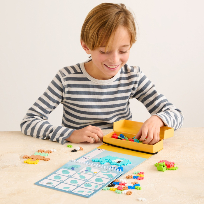 Plus-Plus - Activity Pad, Ocean, 125 pcs