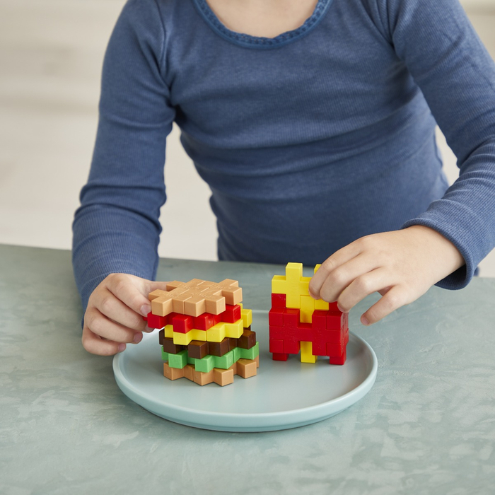 Plus-Plus BIG - Activity Set, Food, 50 pcs