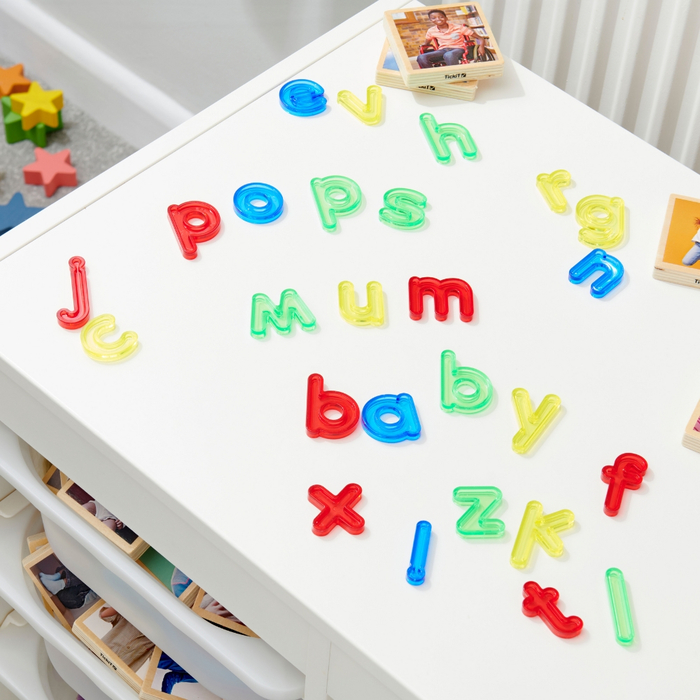 Translucent Letters Lowercase a-z, 26 pcs