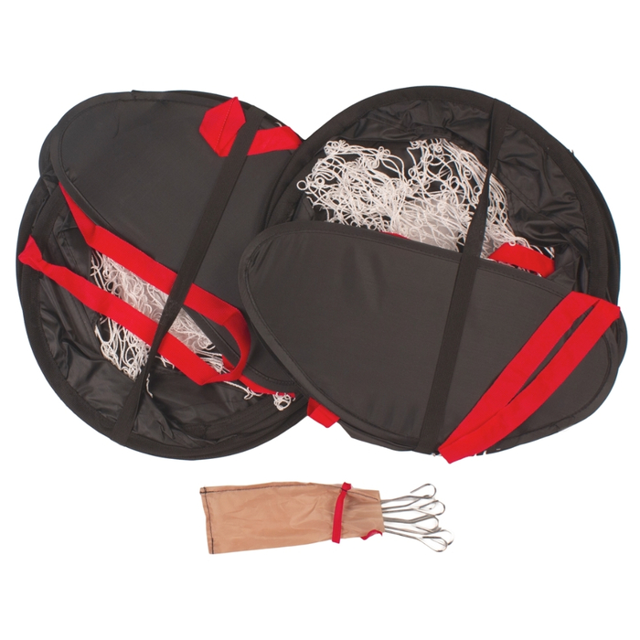 Pop Up Soccer Goals incl. Target Net, 2 pcs