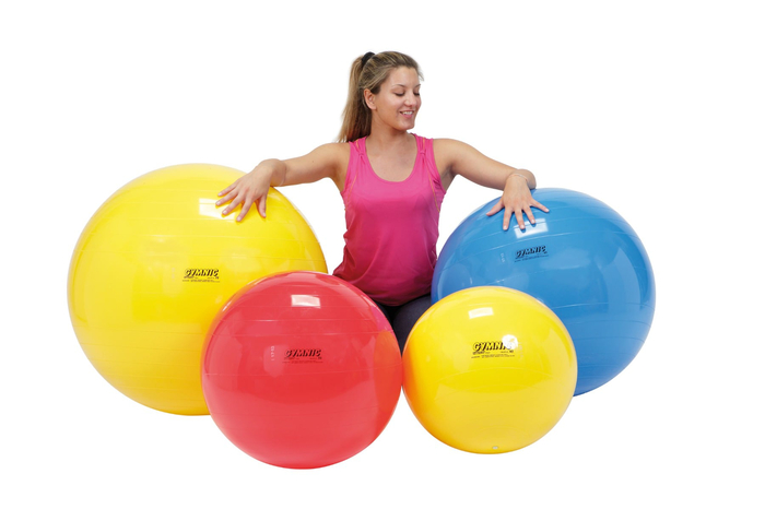 Exercise/Balance Ball Ø75 cm, Yellow