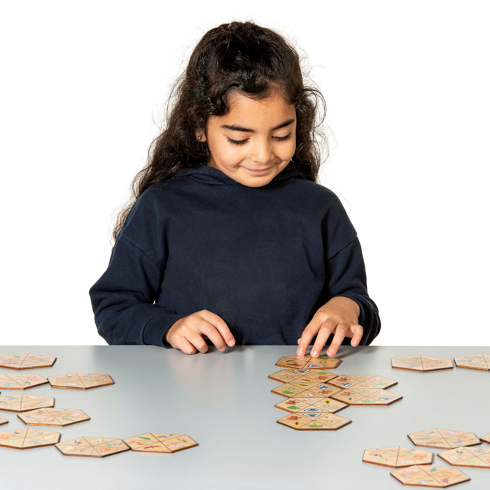 Hexagon Dominoes - Learn About Nature