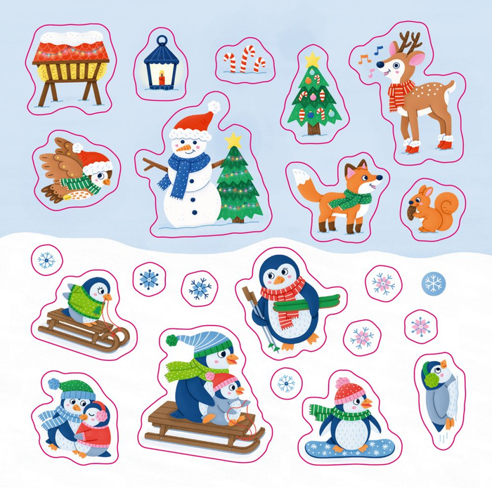 My Mini Sticker World - Christmas Animals