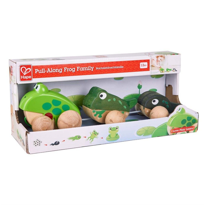 Pull-Along Toy - Frog Family