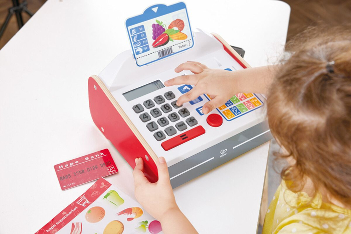 Cash Register with Sounds & Lights, 23 pcs