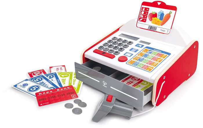 Cash Register with Sounds & Lights, 23 pcs