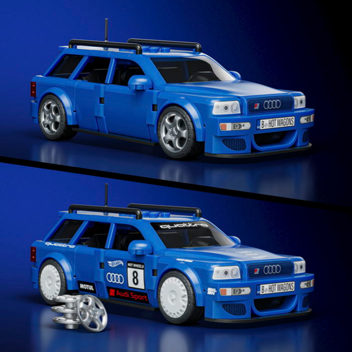 Brick Shop - '94 Audi Avant RS2, 253 pcs