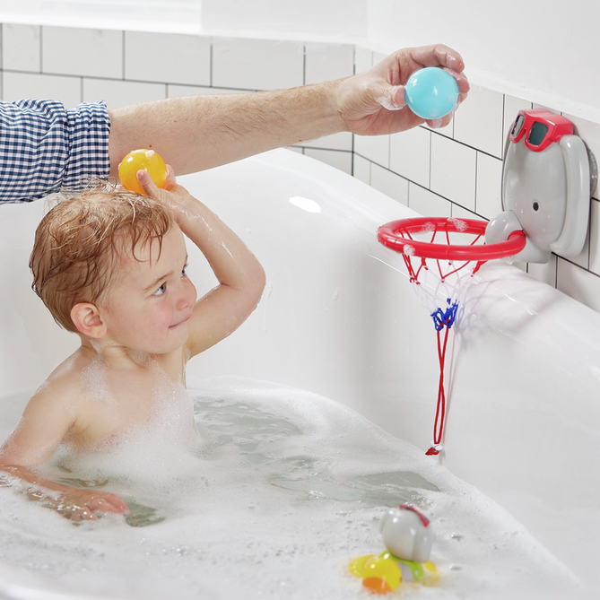 Bath Fun - Bath Time Basketball Elephant Pal