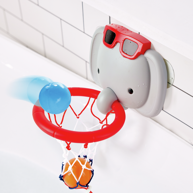 Bath Fun - Bath Time Basketball Elephant Pal