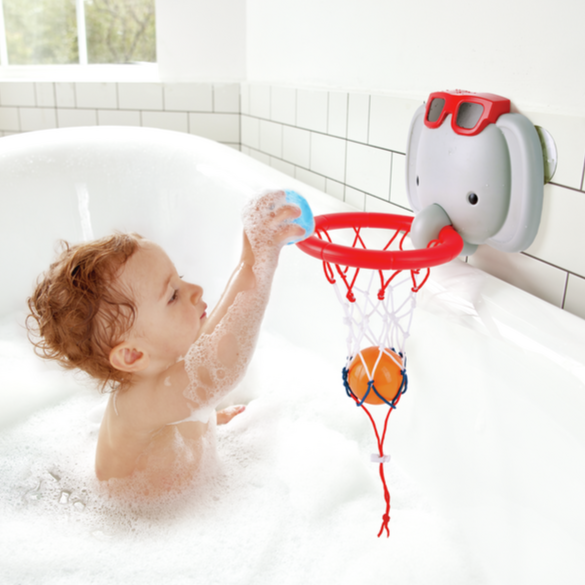Bath Fun - Bath Time Basketball Elephant Pal