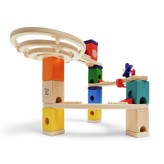 Quadrilla Marble Run - Race to the Finish, 58 pcs