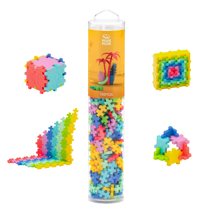 Plus-Plus - Tropical, Tube with 240 pcs