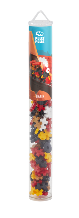 Plus-Plus - Train, Tube with 100 pcs