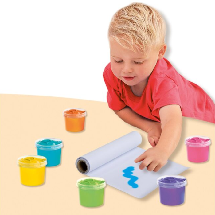 Finger Paint 6x110 ml incl. Paper Roll