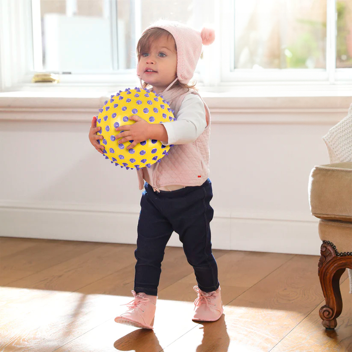 Sensory Ball (Uninflated) Ø18 cm - Yellow/Purple